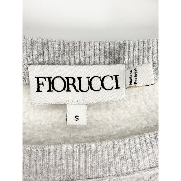 Fiorucci Vintage Angels cropped sweatshirt S in Grey - Picture 2 of 8